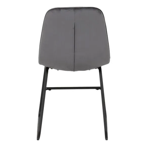 Lukas Set of 2 Dining Chairs, Velvet 6