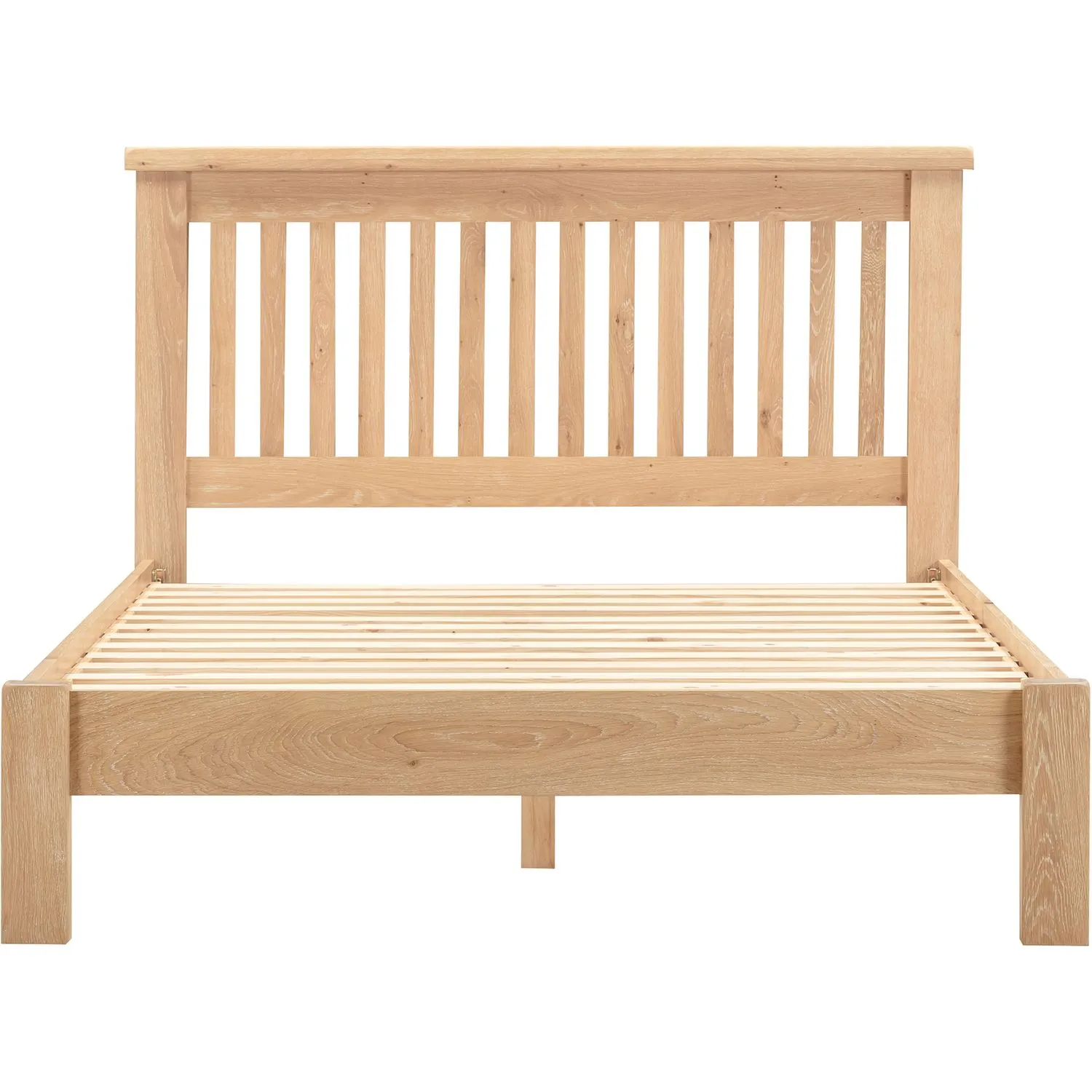 Seconique Windsor 4'6" (Double) Bed Low Foot End (Part Assembled) in Light Oak 3