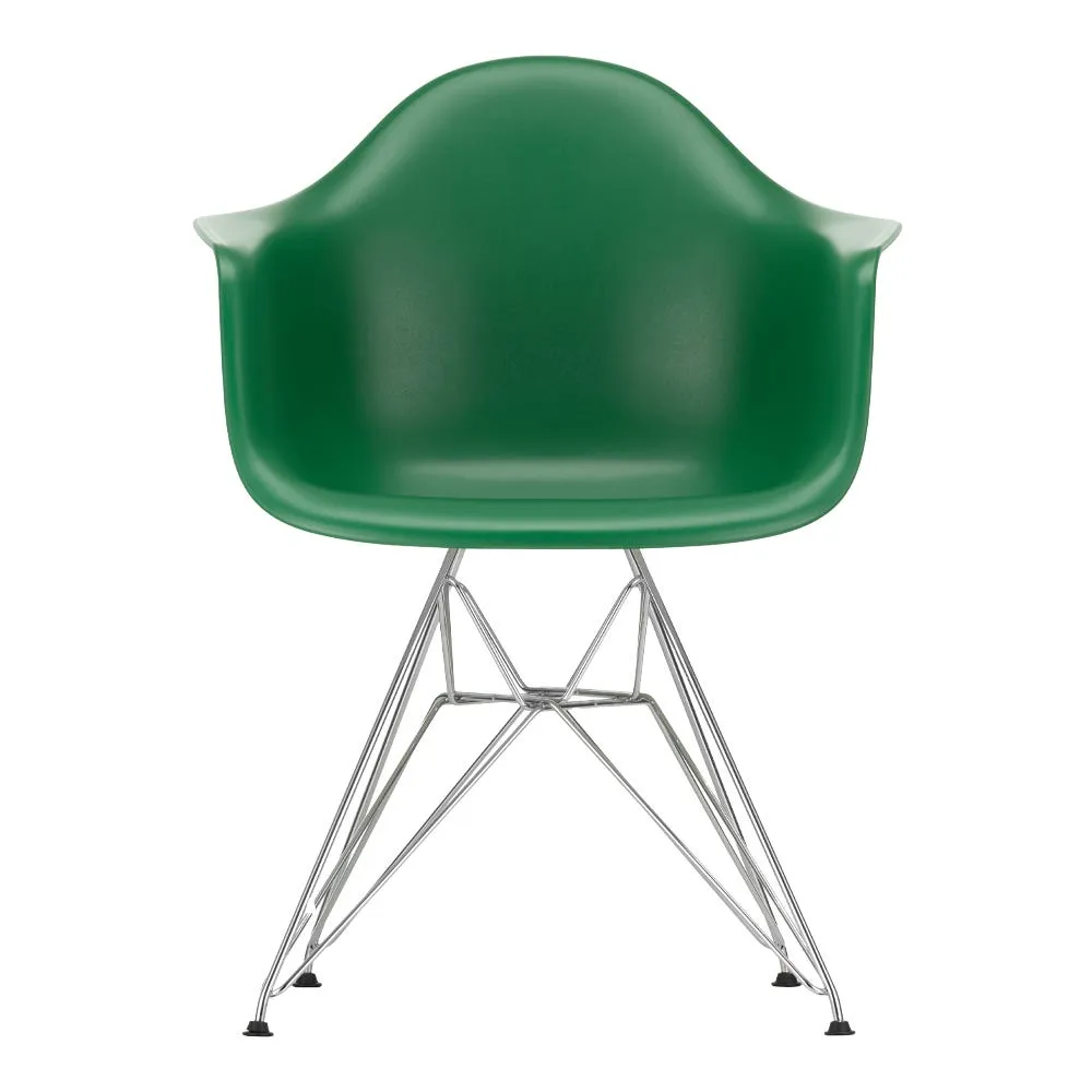 Vitra Eames DAR Armchair RE in Emerald with 01 Chrome Base 05 Glides 1