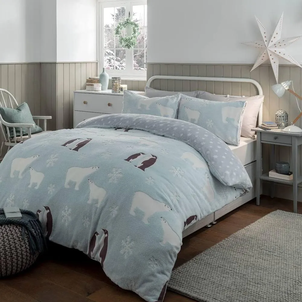 Smart Living Penguin & Polar Bear Glow in Dark Reversible Duvet Cover & Pillowcase 4