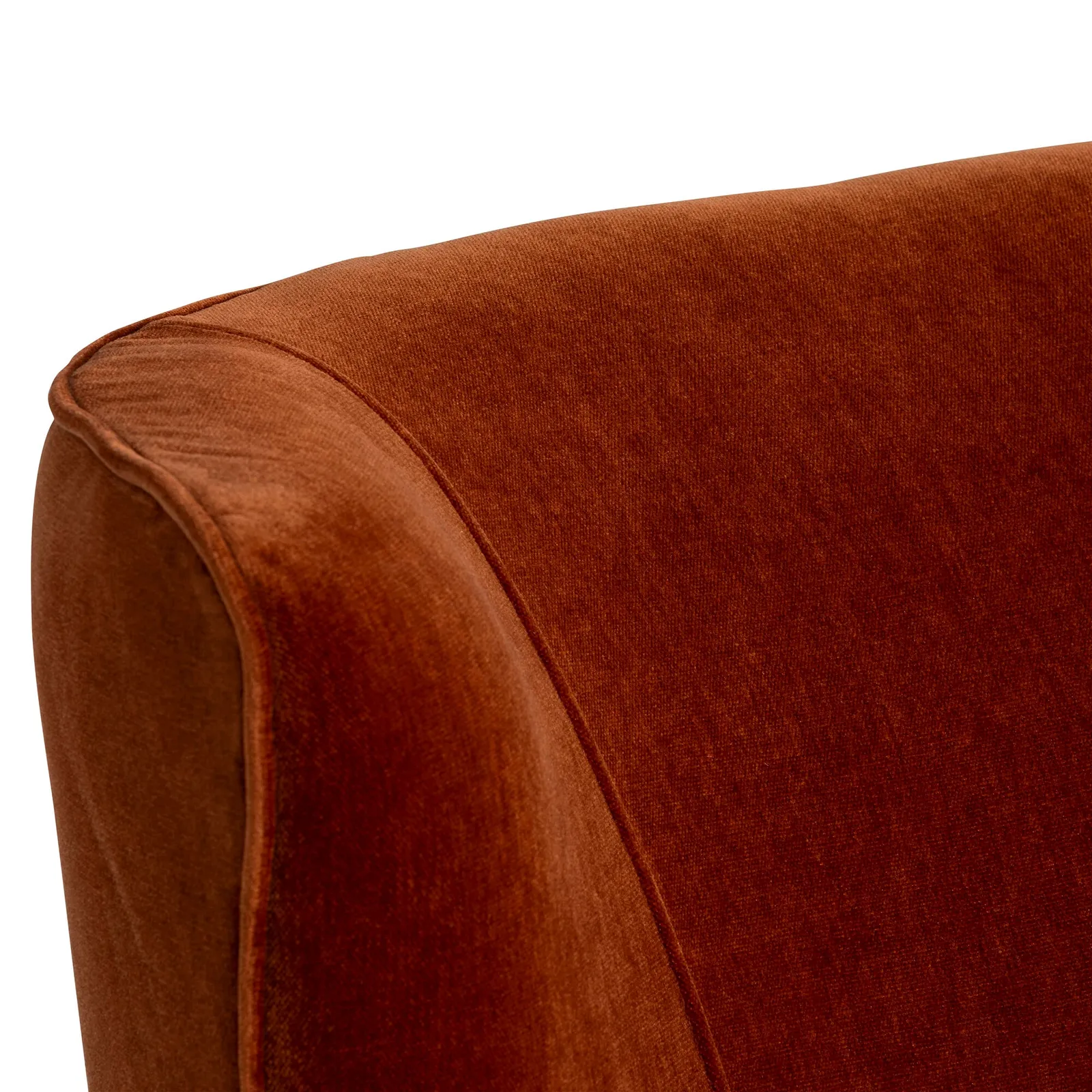 Tanya Armchair, Orange Velvet | Barker & Stonehouse 4