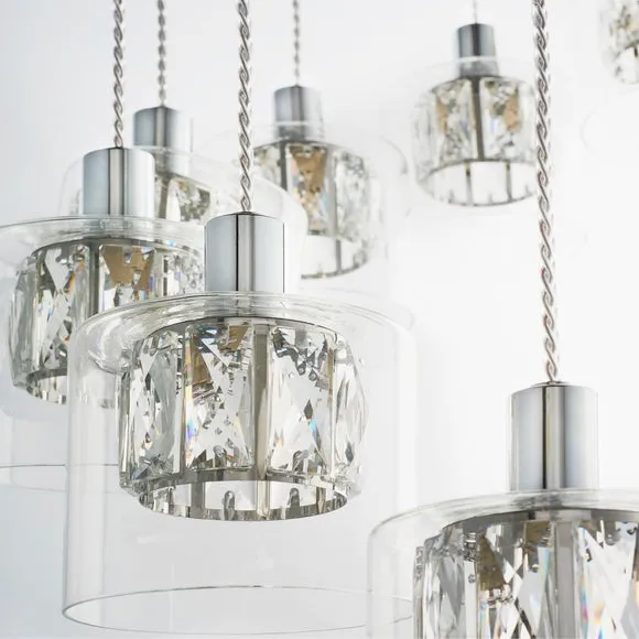 Vogue Armory Drop 12 Light Cluster Ceiling Light 4