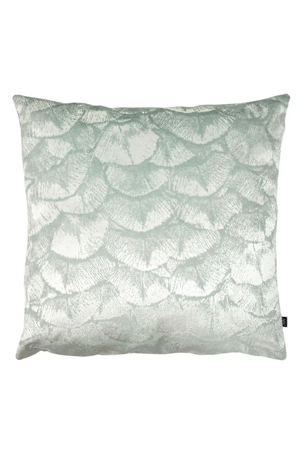 Ashley Wilde Jaden Printed Velvet Cushion in Green