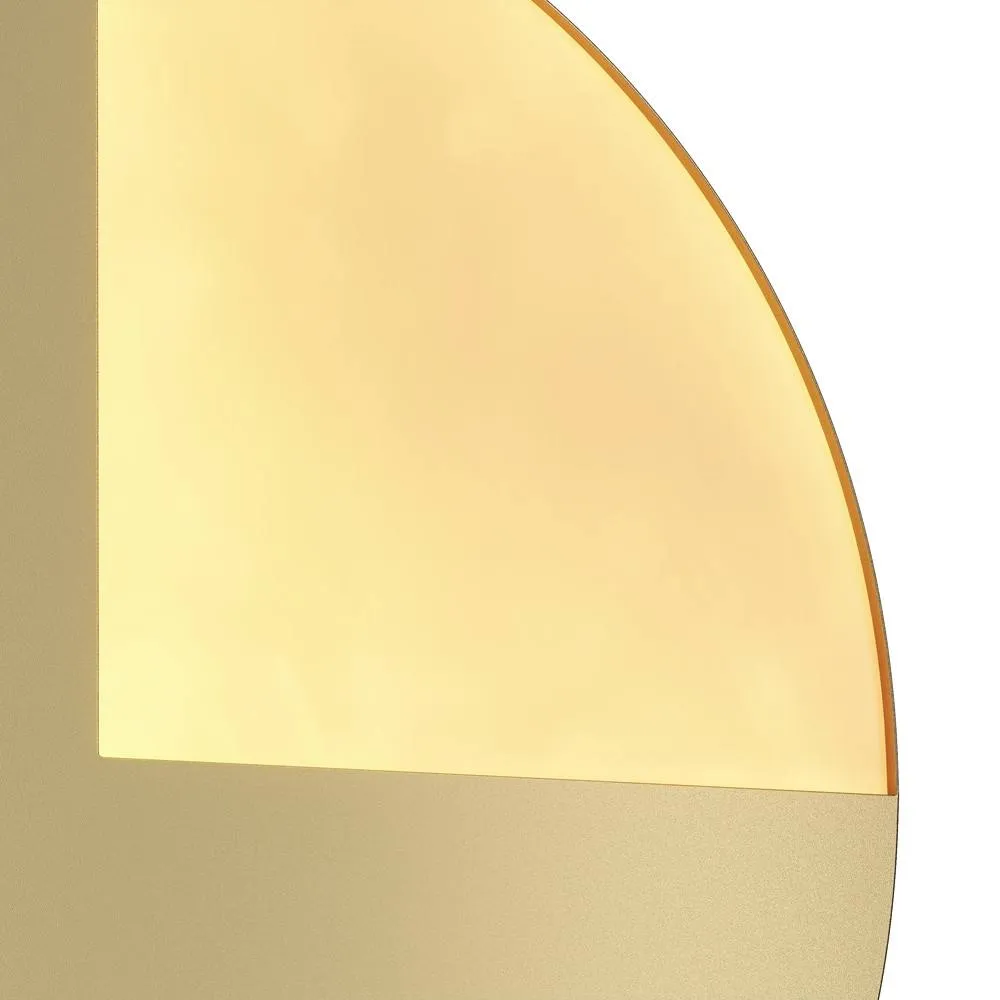 Netlighting Jupiter Modern Integrated LED Wall Lamp Brass 3000K in Gold 4
