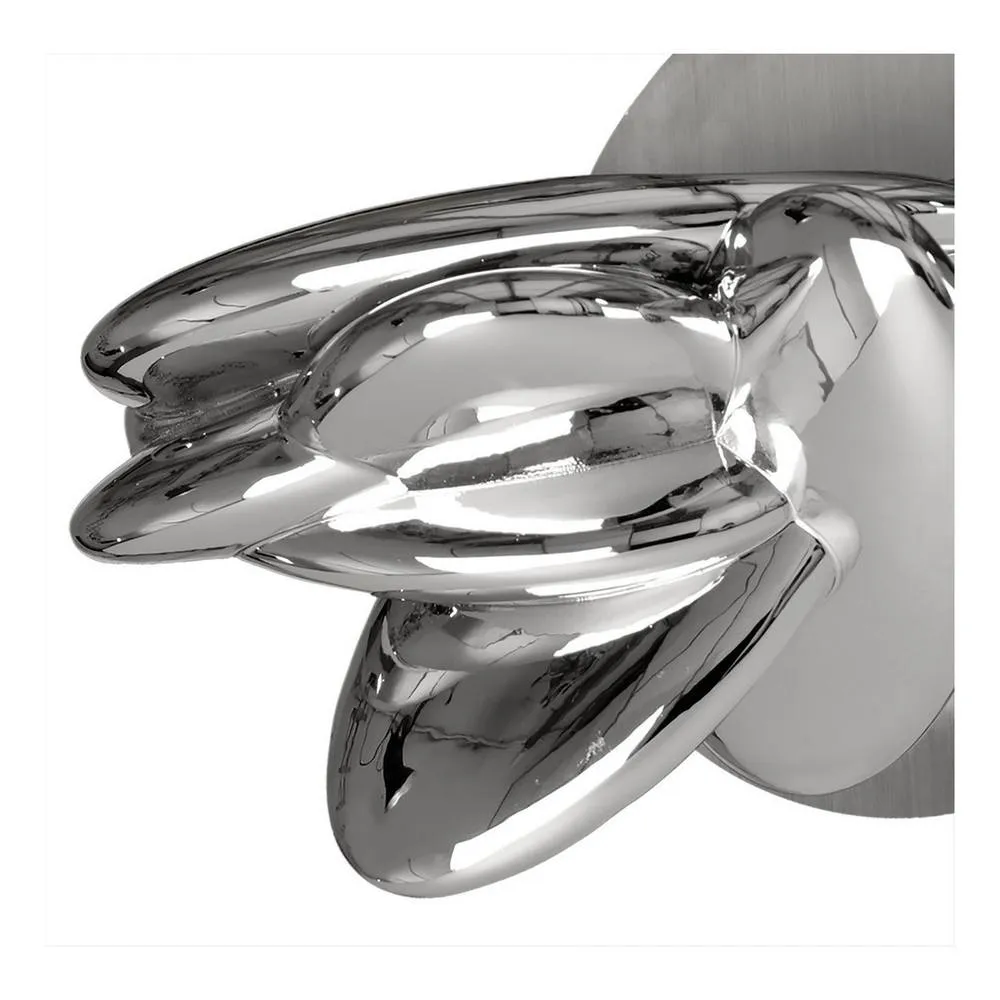 Netlighting Nido Wall Light 1 x 6W LED 3000K 500lm Chrome in Grey 4