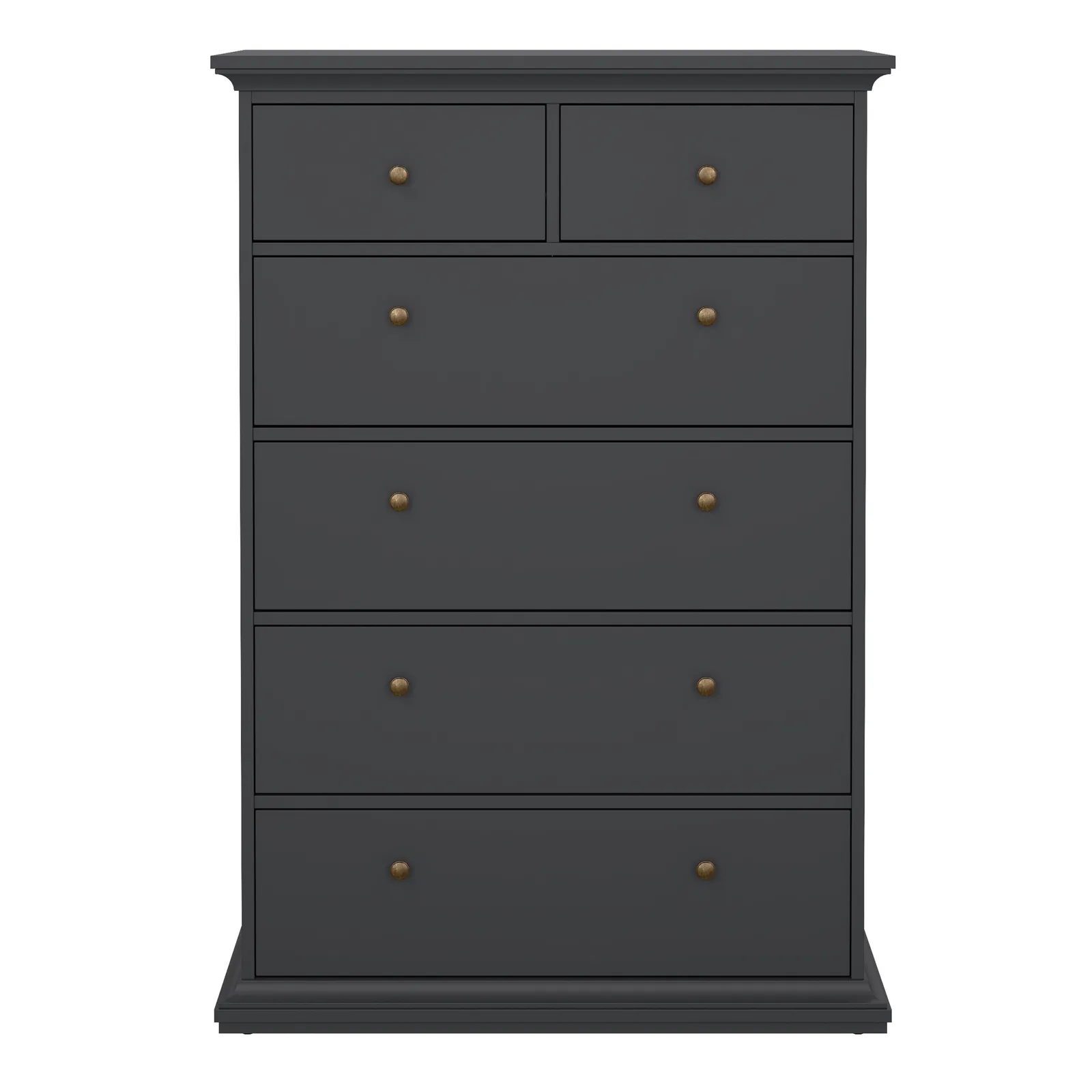 Furniture To Go Paris Chest of 6 Drawers in Grey 2