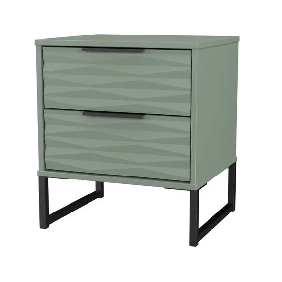 Tuxford 2 Drawer Bedside Table 4