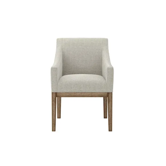Piper Dining Chair, Faux Linen 2