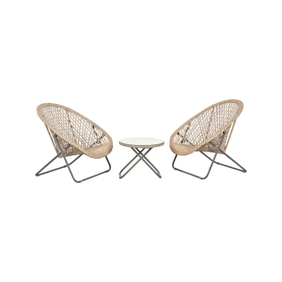 Pacific Lifestyle Tobs Foldable Outdoor Loungers Set 4