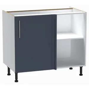 Wickes Orlando Marine Blue Corner Base Unit - 1000mm