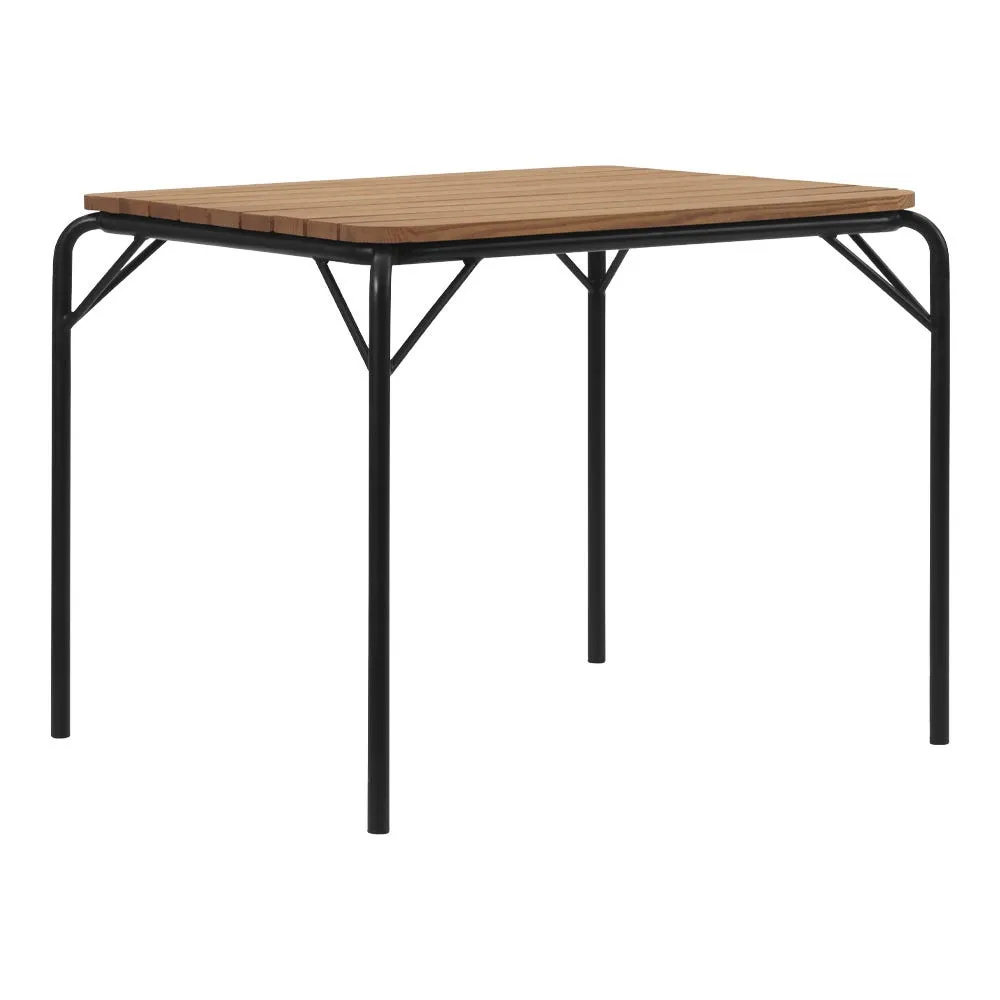 Normann Copenhagen Vig Outdoor Dining Table 80x90cm in Black