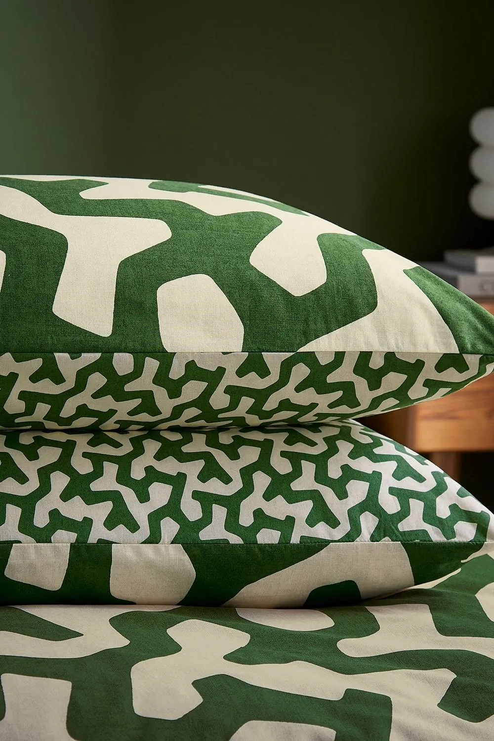 Helena Springfield 'Hikani' Cotton Duvet Cover Set in Green 5