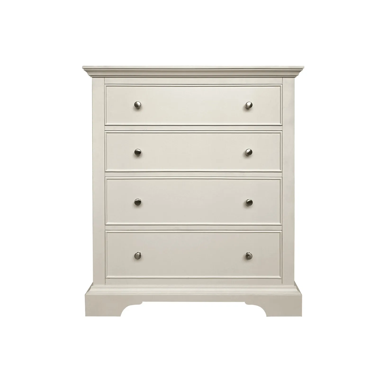 Charlotte 4 Drawer Chest White
