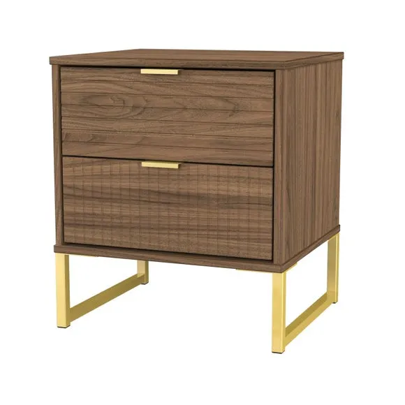 Harborne 2 Drawer Bedside Table 4