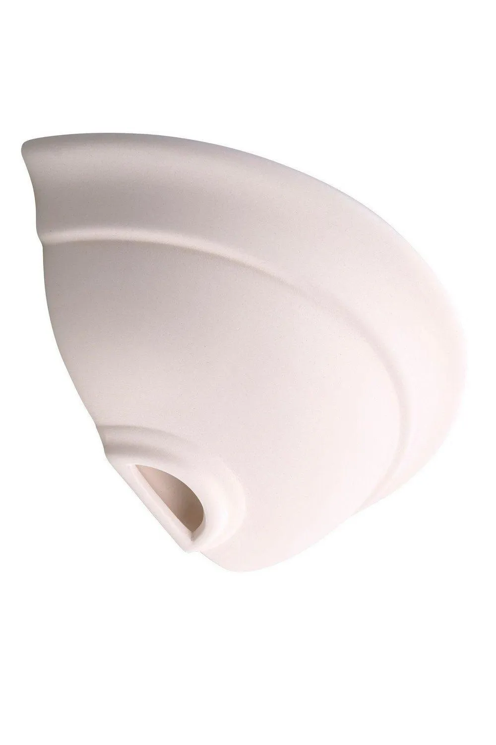 Netlighting Hillside 1 Light Indoor Wall Uplighter Unglazed Ceramic E27 in White 5