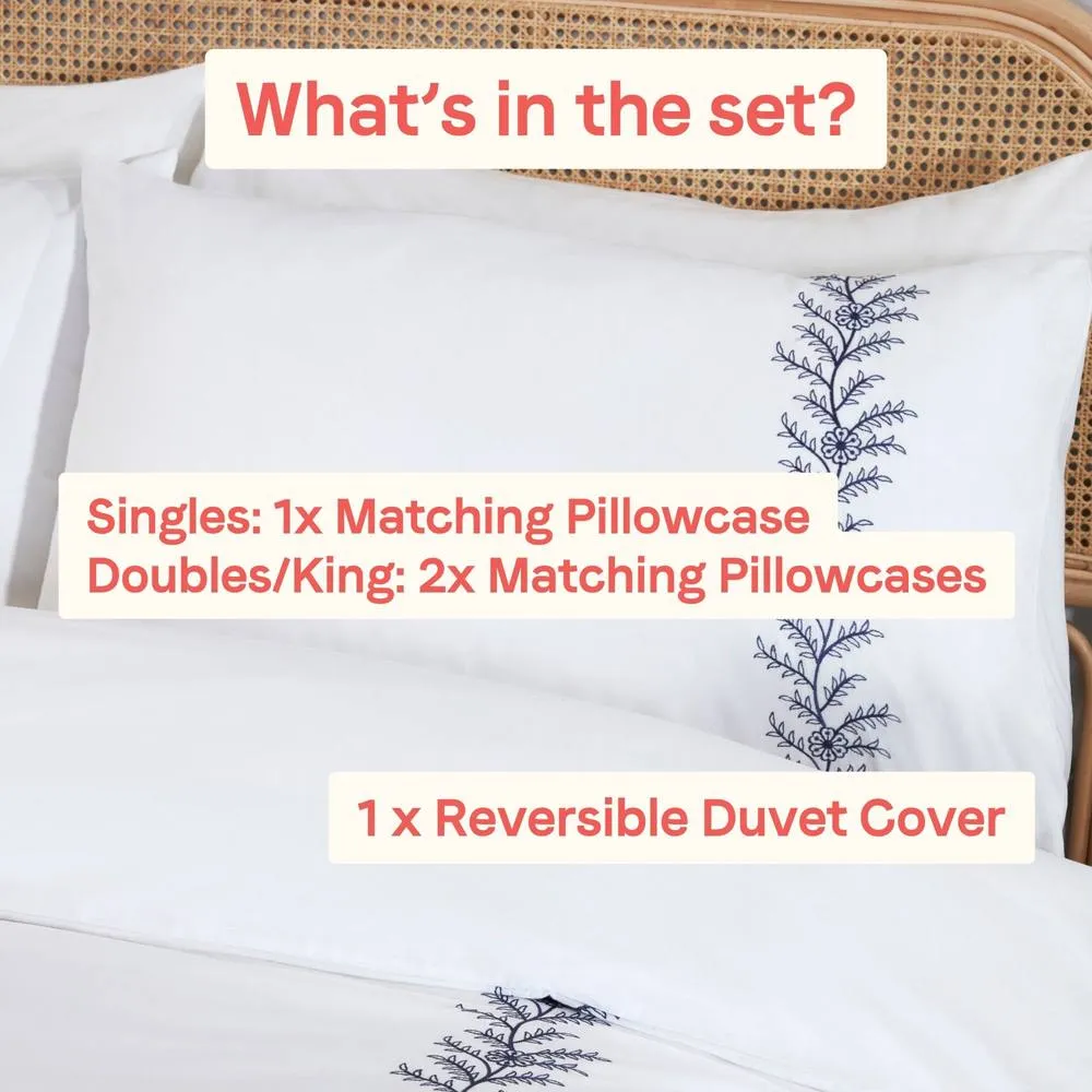 Rapport Home Ellie Floral Polycotton Duvet Cover Set with Pillowcase 4