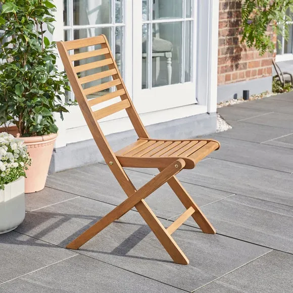 Vienna 6 Seater Wooden Garden Dining Set with Folding Table 4