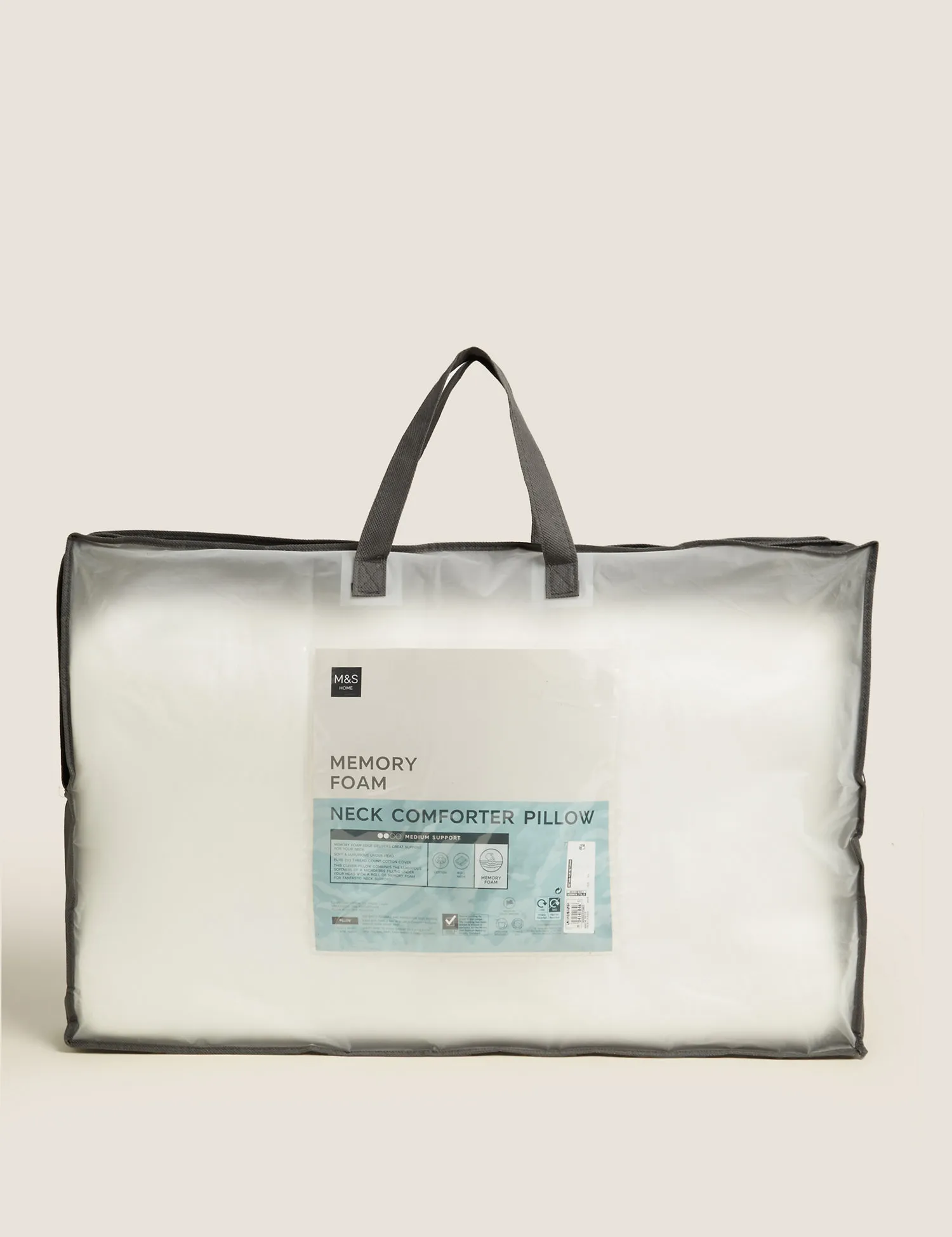 M&S Neck Comforter Memory Foam Pillow