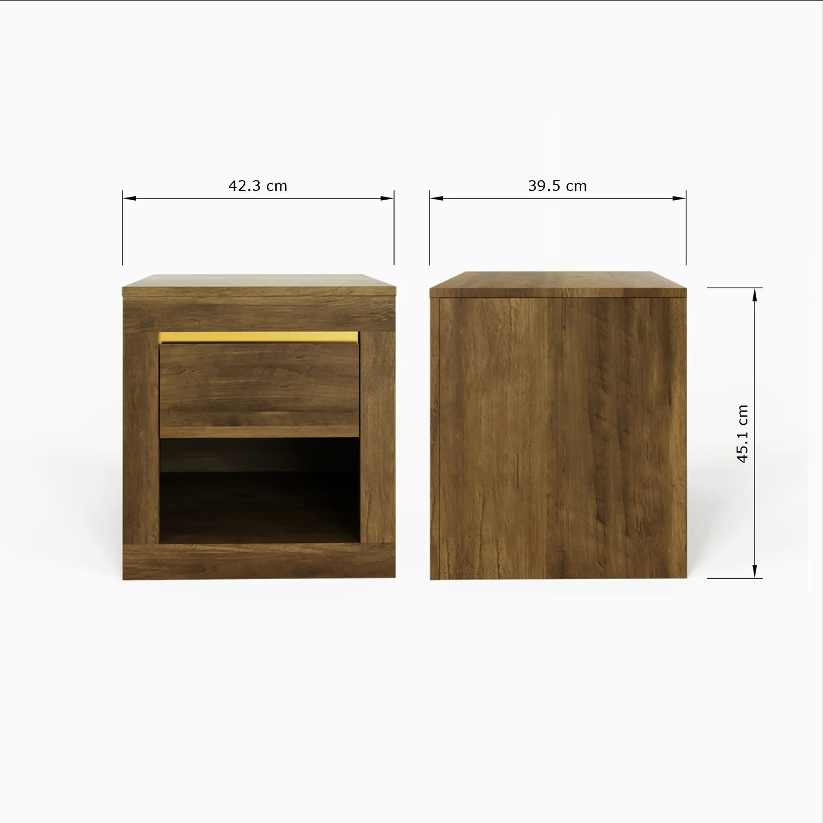 GFW Astley Lamp Table in Light Oak 6