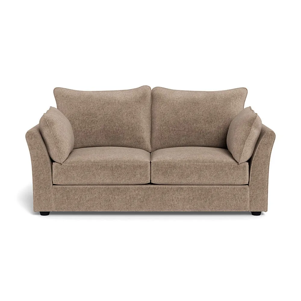 Heal's Tailor 3 Seater Sofa Velvet Boucle Rocky Black Feet 1