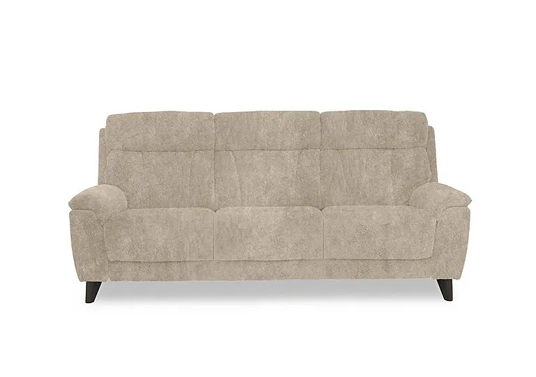 Dreamer 3 Seater Fabric Sofa - Cream