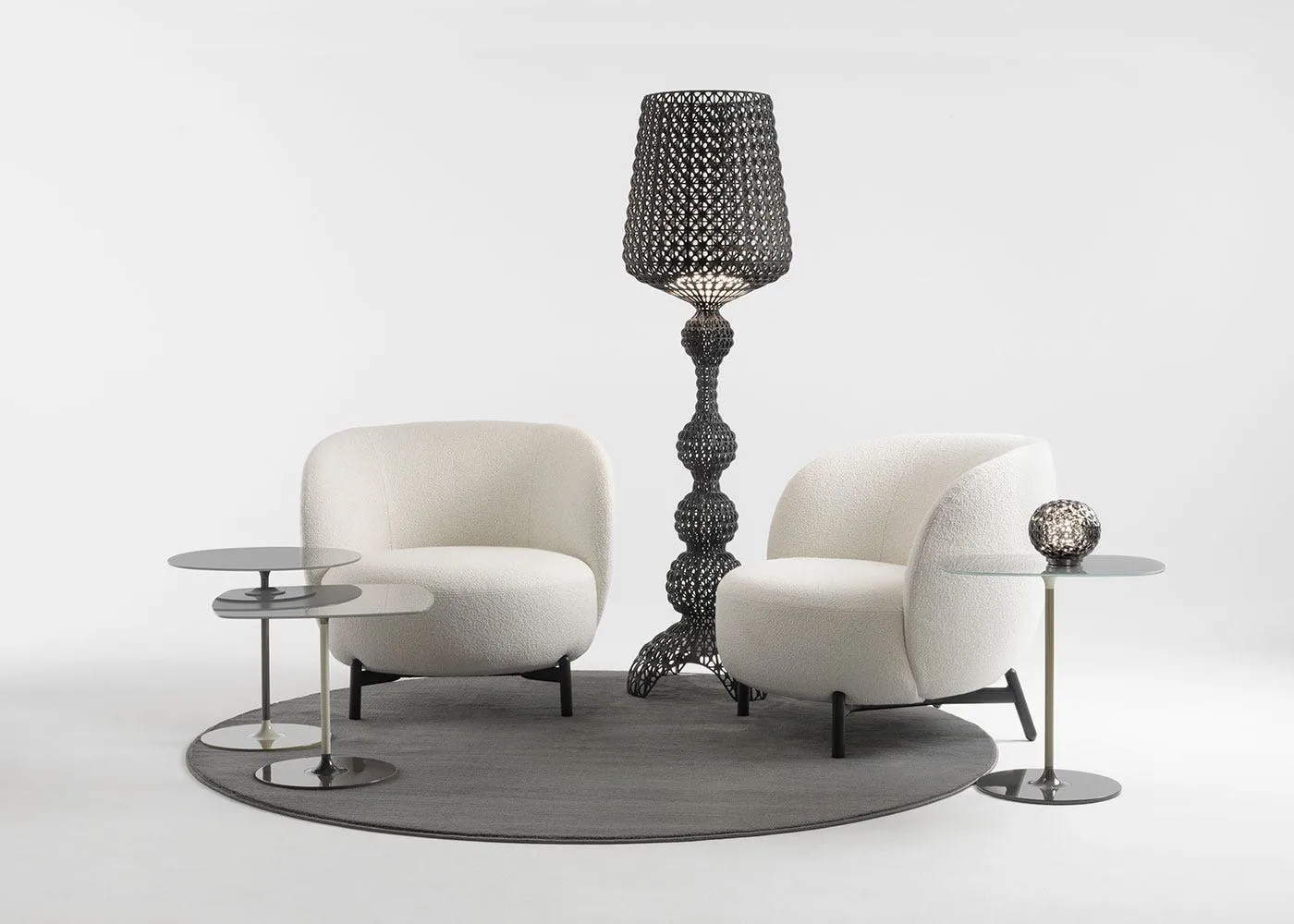 Kartell Kabuki LED Floor Lamp Crystal 4