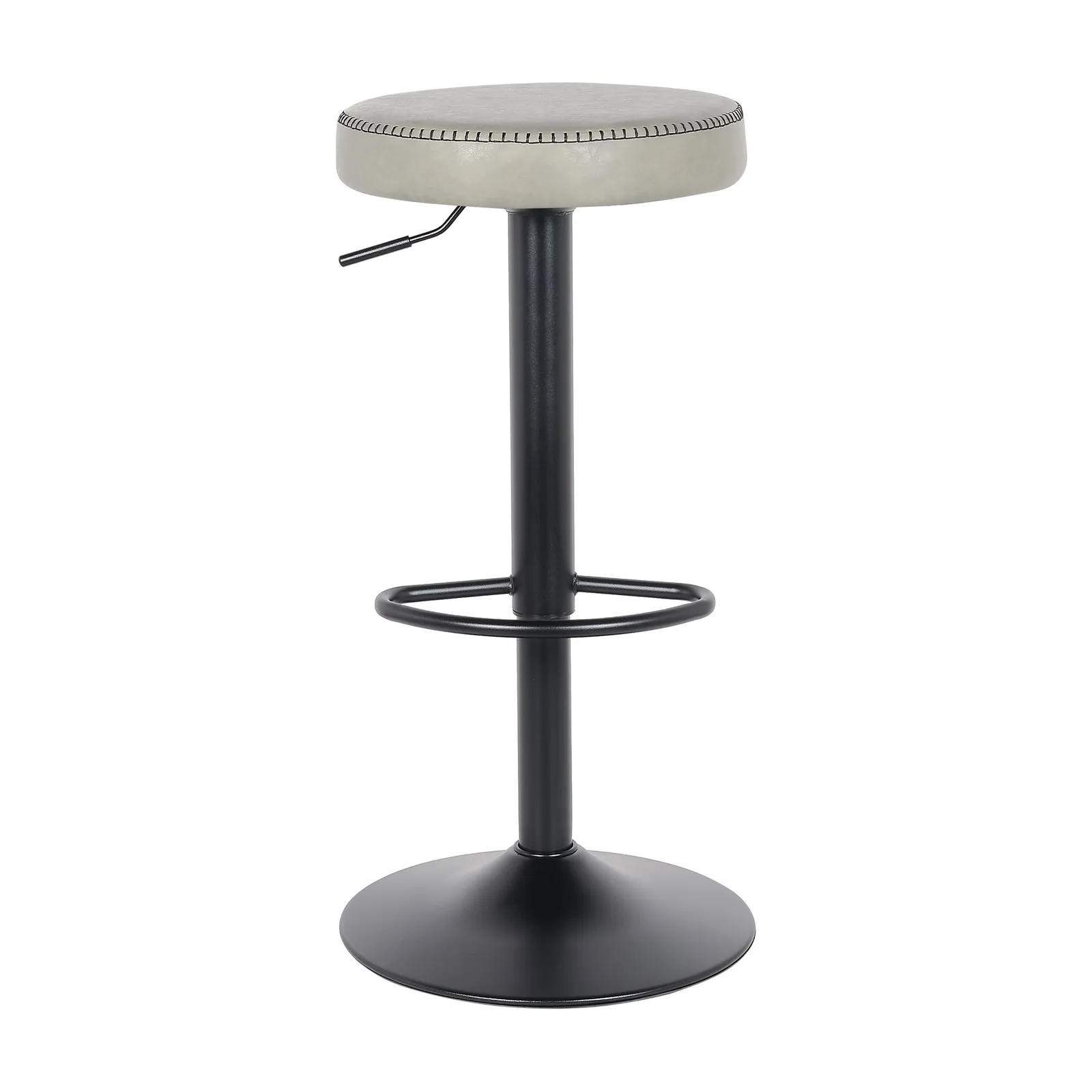 Venice Round Bar Stool Grey