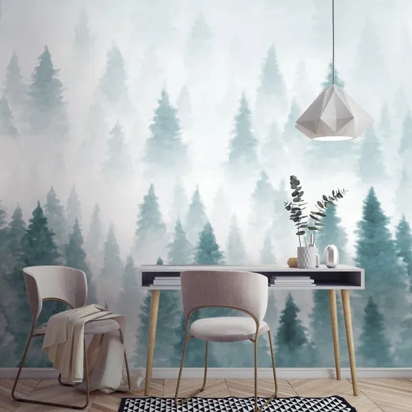Pine Forest Wall Mural 1
