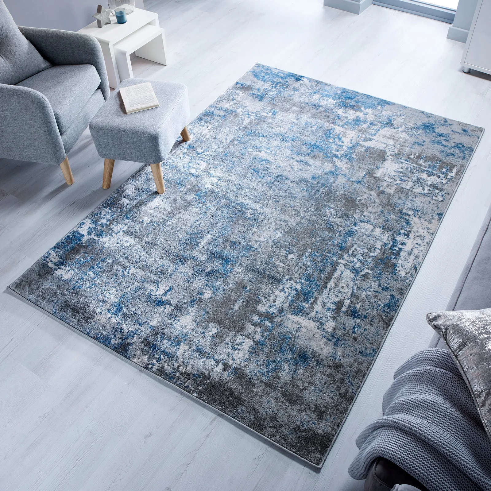 Wonderlust Rug Blue/Grey
