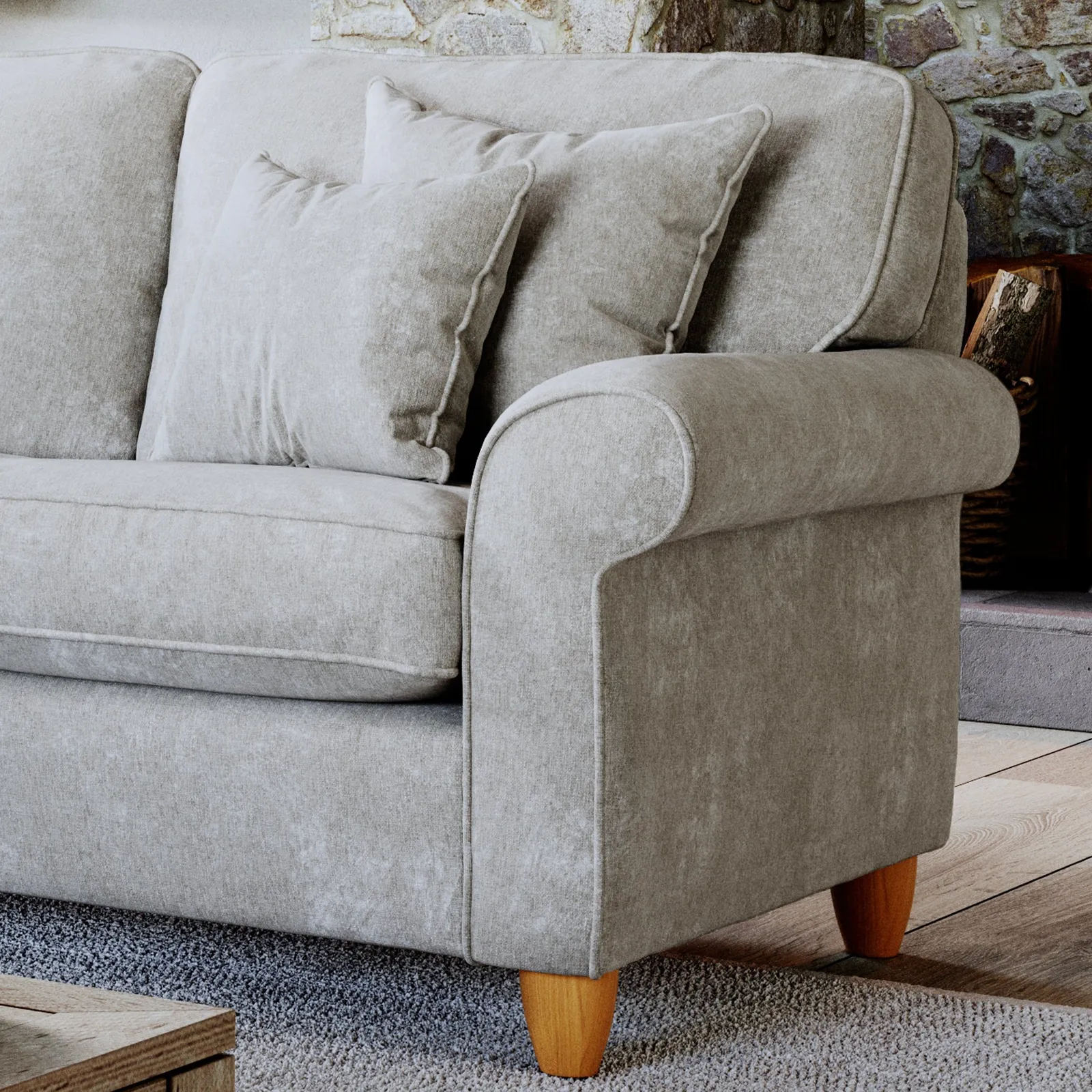 The Great Sofa Company Flora Large Sofa Glory Beige 3
