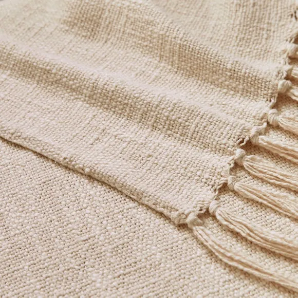 Westcott Slub Cotton Throw Blanket 2