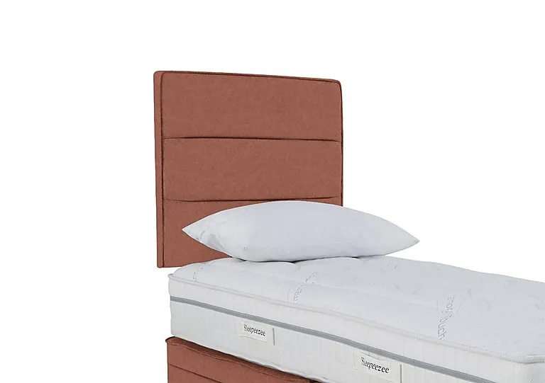 Jack Strutted Headboard - Single - Burnt Orange