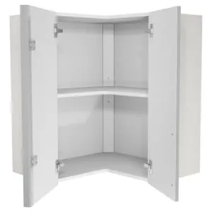 Wickes Orlando Grey L-Shape Corner Wall Unit - 625mm 2