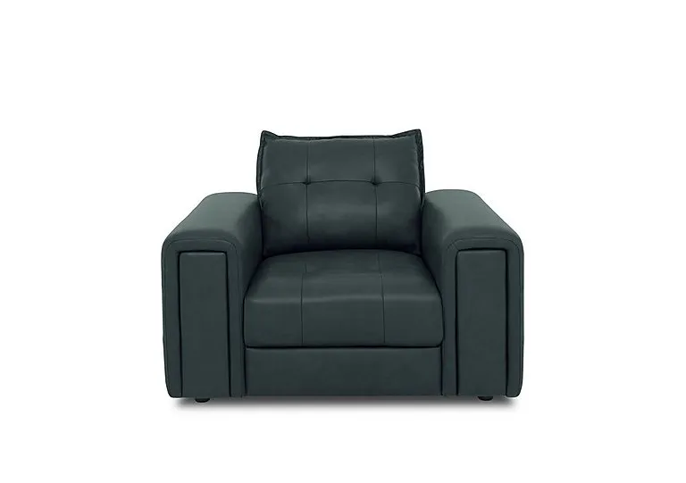 Goliath Leather Chair - Peacock