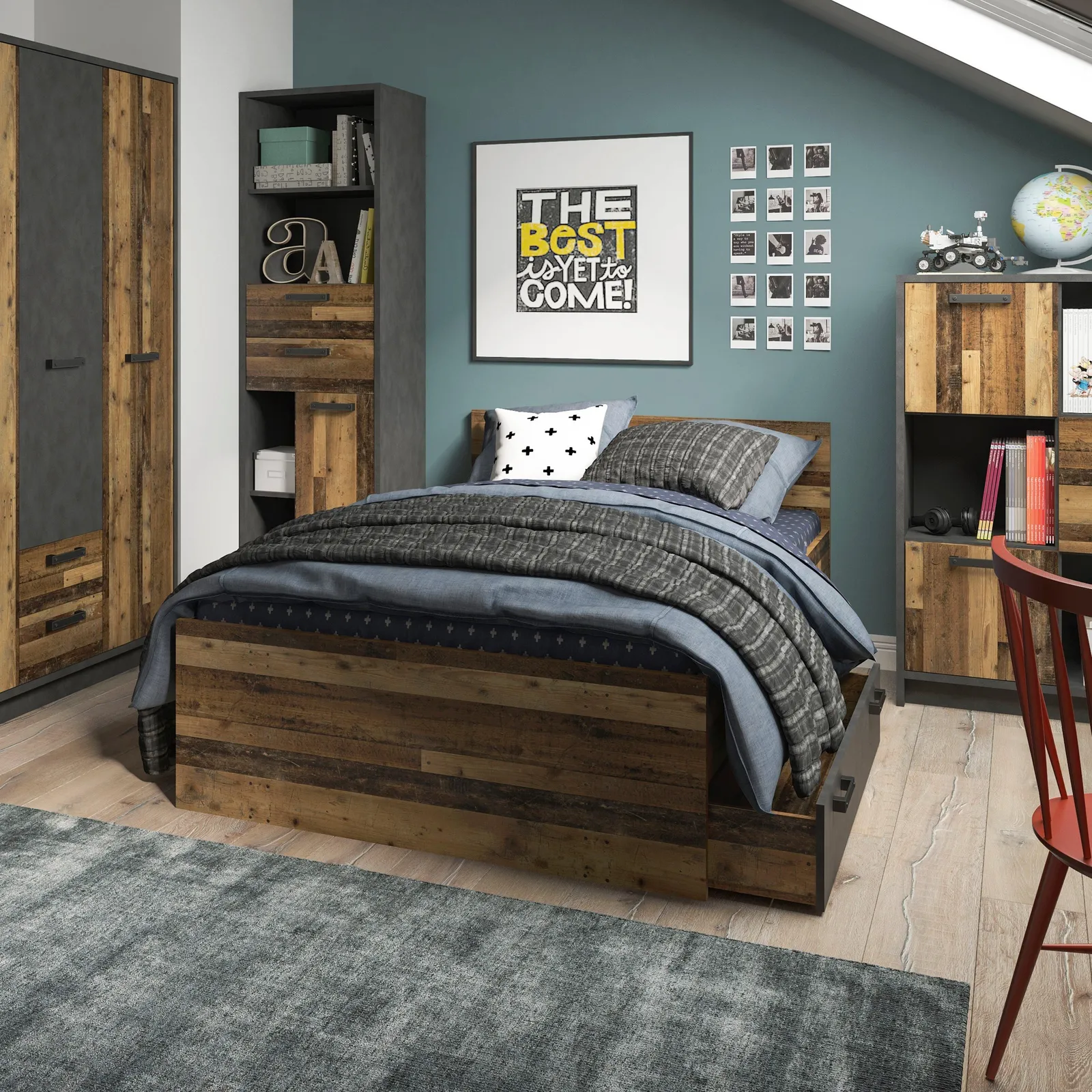 Furniture To Go Brooklyn Underbed Drawer in Walnut 4
