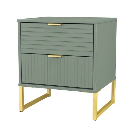 Harborne 2 Drawer Bedside Table 4