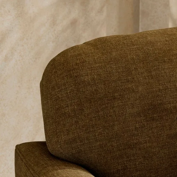 Arthur Linen Chenille Corner Chaise Sofa 4