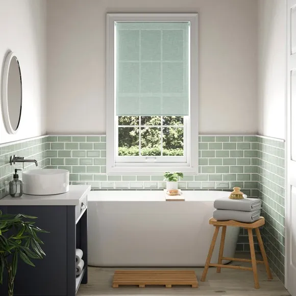 Wexford Linen Look Moisture Resistant Daylight Roller Blind 1