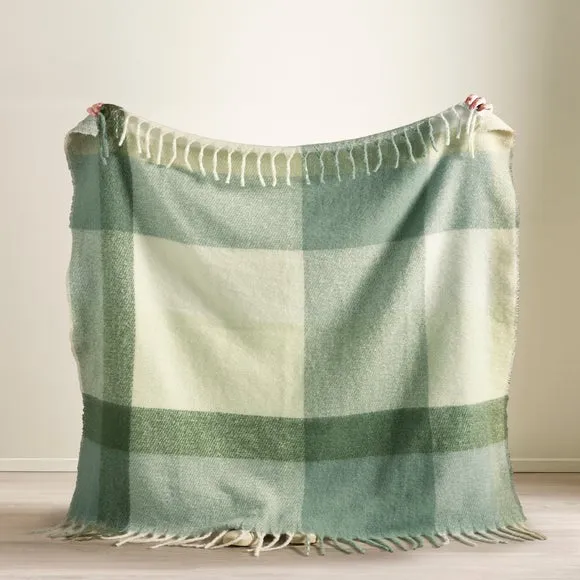 Catherine Lansfield Faux Mohair Check Throw Blanket 130cm x 170cm 3