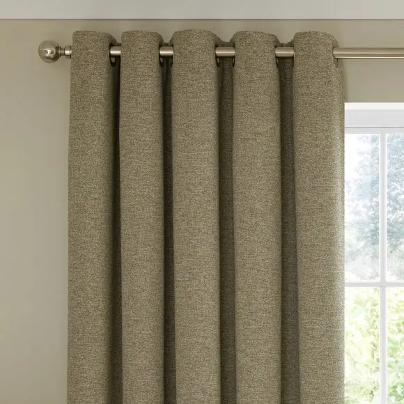Sorrel Boucle Eyelet Curtains