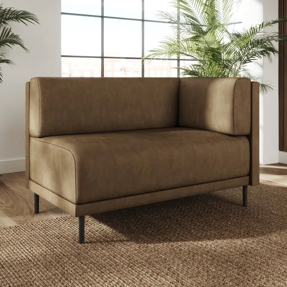Mae Corner Dining Bench, Faux Leather 2