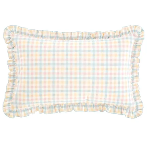 Mila Gingham 100% Cotton Duvet Cover and Pillowcase Set 6