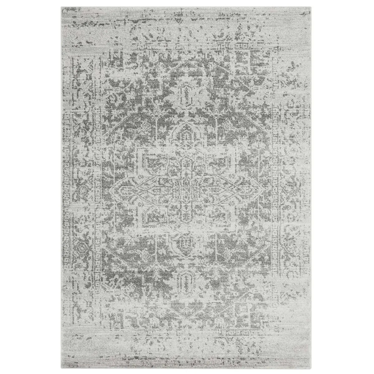 Medallion Grey 160X230Cm Rug, Square Polypropylene | W160cm | Barker & Stonehouse 2