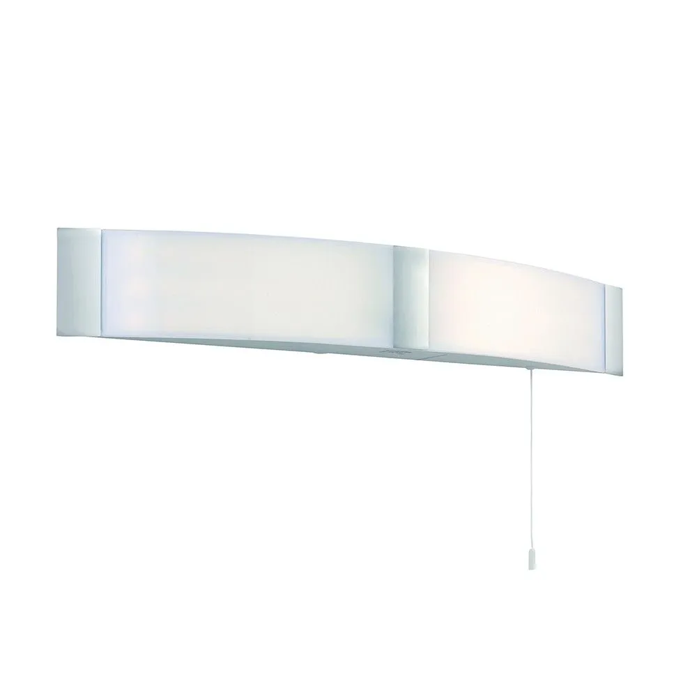 Netlighting Onan Bathroom Wall Shaver IP44 6W Chrome Acrylic in Grey