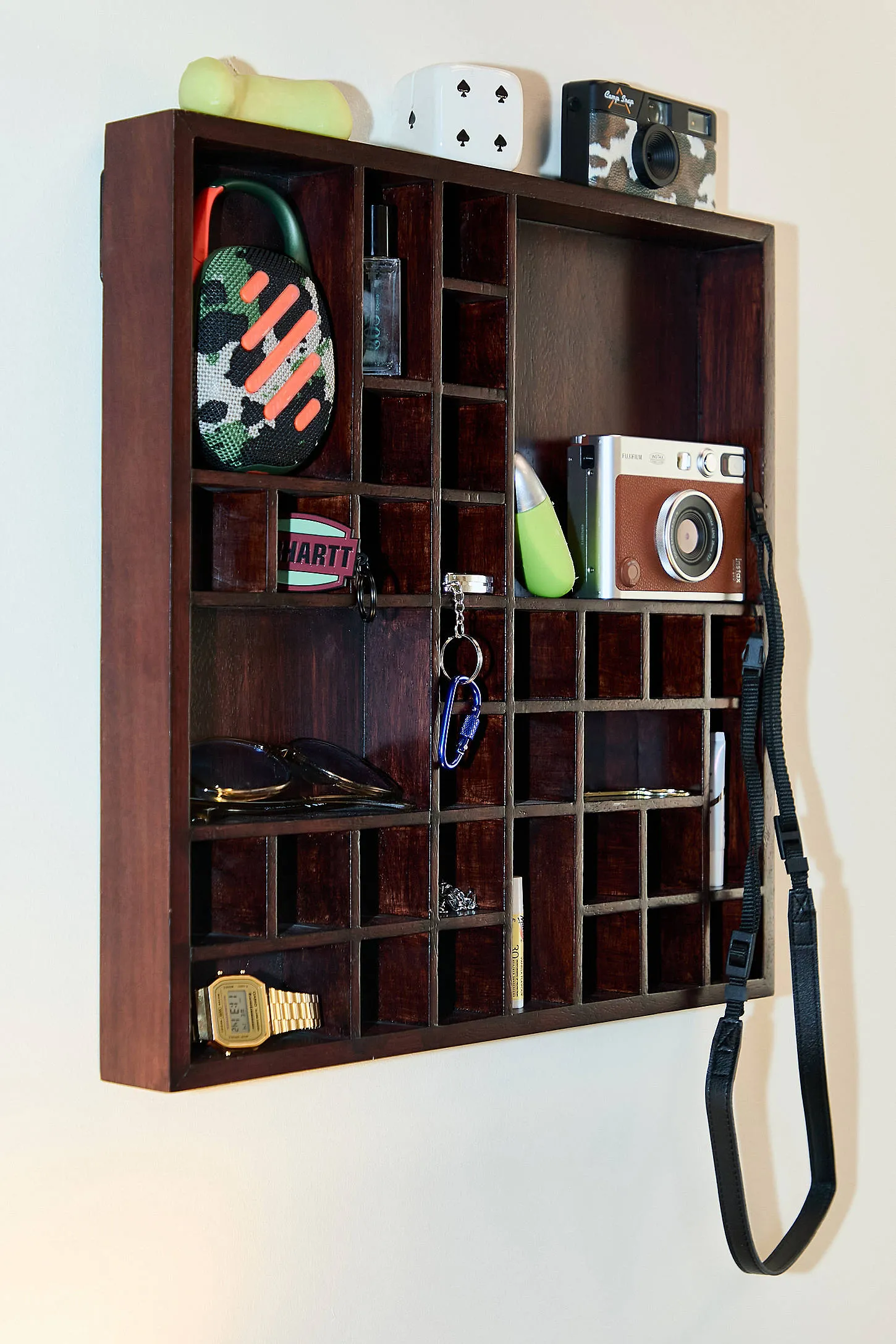 Erica Large Trinket Display Shelf - Brown