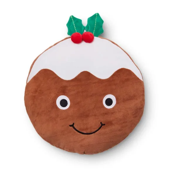 Catherine Lansfield Christmas Pudding 3D Cushion 3