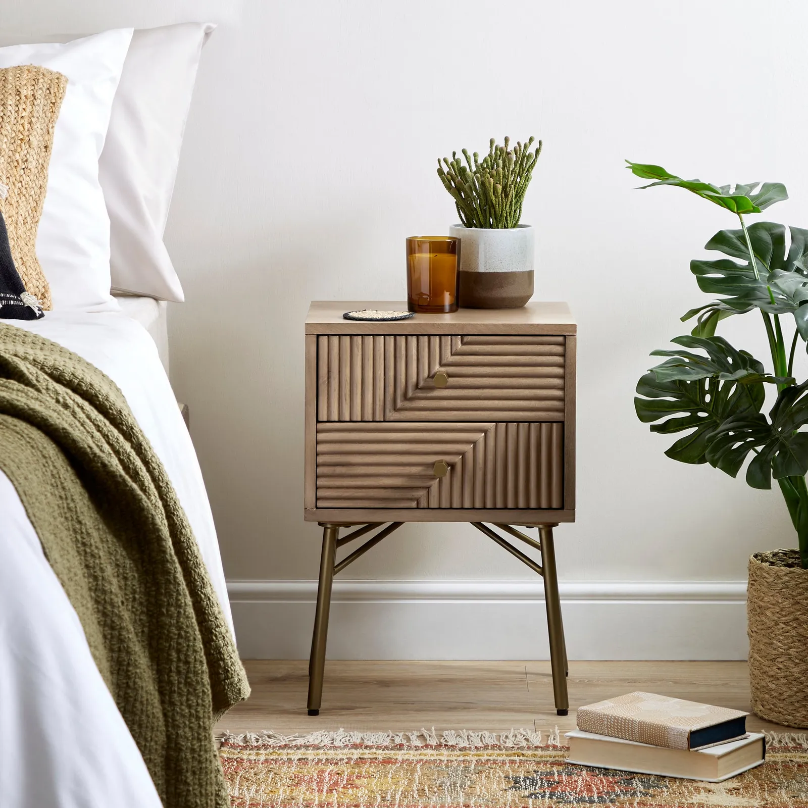 Priya Side Table Brown