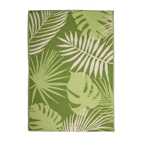 Fallen Fruits Tropical Leaf Outdoor Rug 2