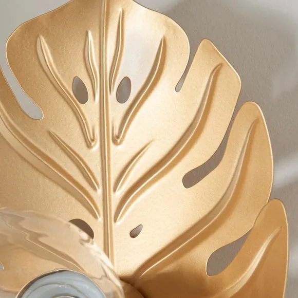 Indi Leaf Bathroom Wall Light 2