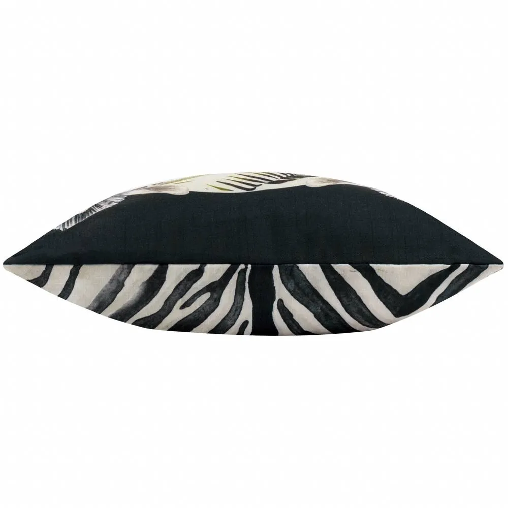 Paoletti Leopardis Zebra Woven Outdoor Cushion 3